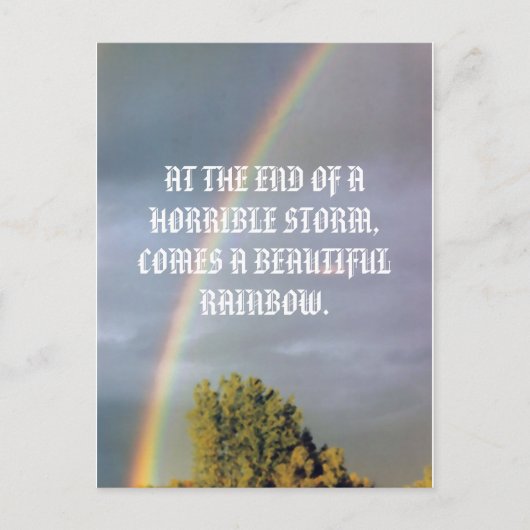CARTE POSTALE RAINBOW (Devant)