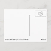 Carte postale Rainbow Baby (Dos)
