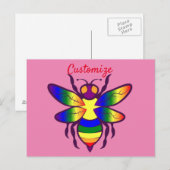 Carte Postale Rainbow Bee Thunder_Cove (Devant / Derrière)