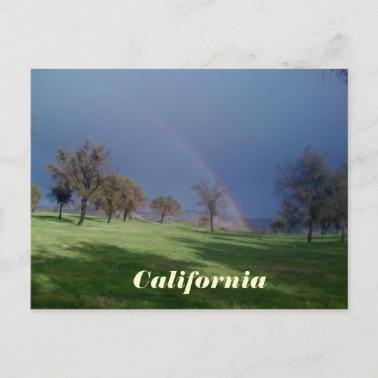 Carte postale Rainbow California (Devant)