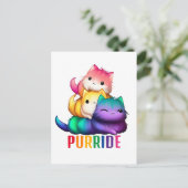 Carte Postale Rainbow Cats Purride (Debout devant)