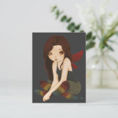 Carte Postale Rainbow Darrière- triste fée (Debout devant)