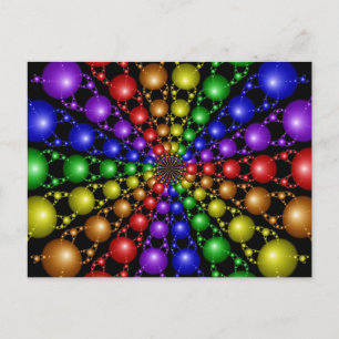 Carte postale Rainbow de Newton