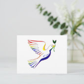Carte Postale Rainbow Dove (Debout devant)