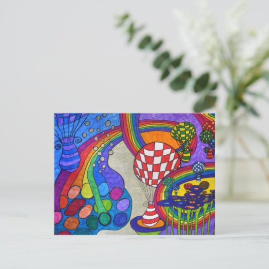 Carte postale Rainbow Factory (Debout devant)