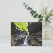 Carte Postale Rainbow Falls & cascade, Watkins Glen, New Yor (Debout devant)