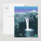Carte Postale Rainbow Falls, Hawaï (Devant / Derrière)