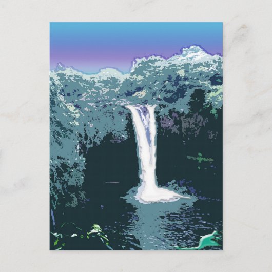 Carte Postale Rainbow Falls, Hawaï (Devant)