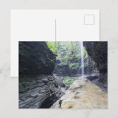 Carte Postale Rainbow Falls, Watkins Glen, NY (Devant / Derrière)