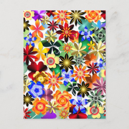 Carte Postale Rainbow Garden (Devant)