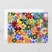 Carte Postale Rainbow Garden (Devant / Derrière)