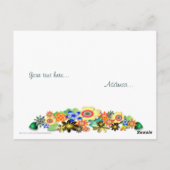 Carte Postale Rainbow Garden (Dos)