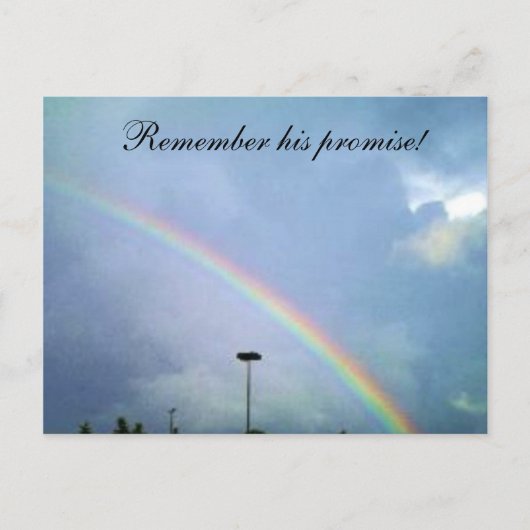 Carte postale RAINBOW GODS PROMISE (Devant)