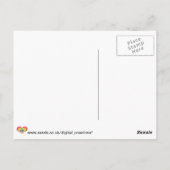 Carte Postale Rainbow Hearts Art (Dos)