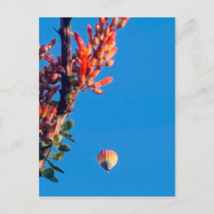 Carte Postale Rainbow Hot Air Balloon Nouveau-Mexique
