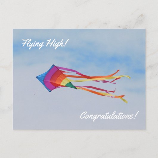 Carte postale Rainbow Kite (Devant)
