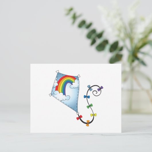 Carte Postale Rainbow Kite (Debout devant)
