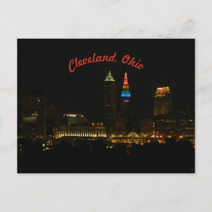Carte postale Rainbow Lights Cleveland