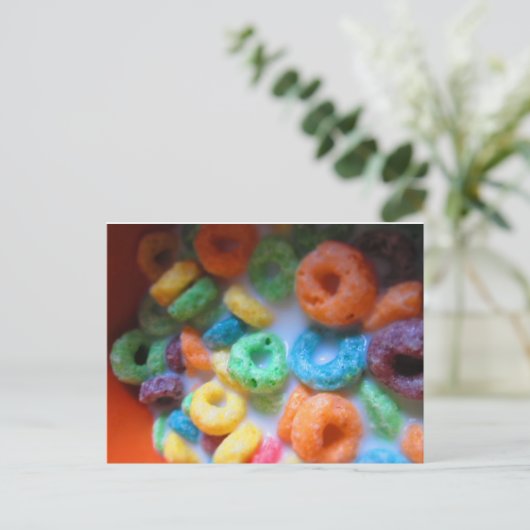 Carte Postale Rainbow Loops Cereal Pool (Debout devant)