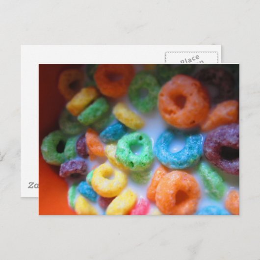 Carte Postale Rainbow Loops Cereal Pool (Devant / Derrière)