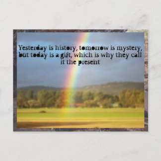 Carte Postale rainbow motivation...