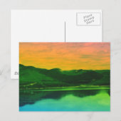 Carte Postale Rainbow Mountains et Coast Water Canada (Devant / Derrière)