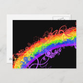 Carte Postale Rainbow Nebula Vector Rainbow (Devant / Derrière)