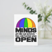 Carte postale Rainbow Parachute (Debout devant)