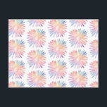 Carte Postale Rainbow Pastel Daisies Motif à fleurs colorées<br><div class="desc">Une jolie carte postale avec un motif marguerrier coloré. Customisez cette carte avec votre propre texte au dos ! Consultez mon magasin pour en savoir plus !</div>
