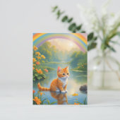 Carte Postale Rainbow Pond Kitten (Debout devant)