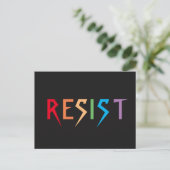 Carte postale Rainbow Resist (Debout devant)