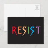 Carte postale Rainbow Resist (Devant / Derrière)