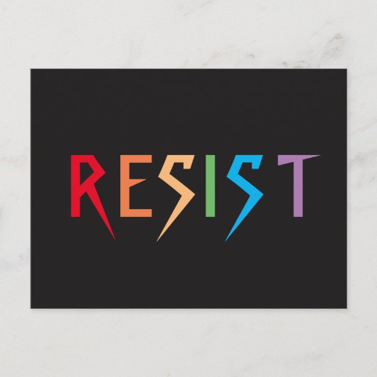 Carte postale Rainbow Resist (Devant)