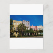 Carte Postale Rainbow Row Charleston, SC (Devant)