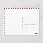 Carte postale "Rainbow Scribble" (Dos)