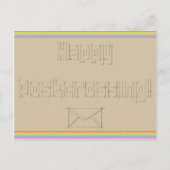 Carte postale "Rainbow Scribble" (Devant)