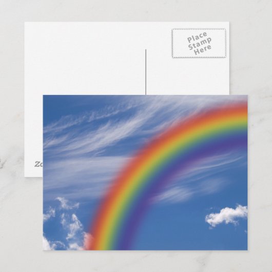 Carte Postale Rainbow Sky (Devant / Derrière)