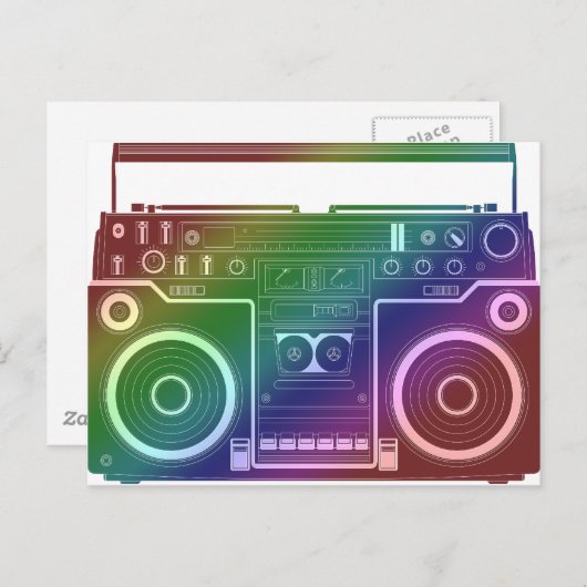 Carte Postale Rainbow Stéréo (Devant / Derrière)