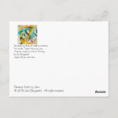 Carte postale Rainbow Tracks par Janz (Dos)