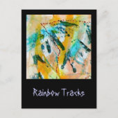 Carte postale Rainbow Tracks par Janz (Devant)
