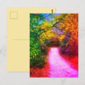 Carte postale Rainbow Trail Automne (Devant / Derrière)