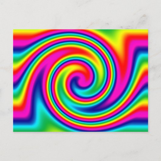 Carte Postale Rainbow Twirl (Devant)