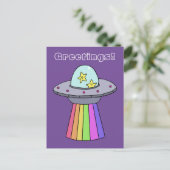 Carte postale Rainbow UFO (Debout devant)