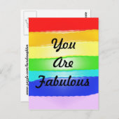 Carte Postale Rainbow v2 (Devant / Derrière)