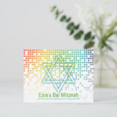 Carte Postale Rainbow Video Game Gamer Bar Mitzvah Enregistrer l (Debout devant)