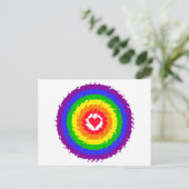 Carte postale Rainbow Wheel (Debout devant)