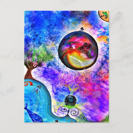 Carte Postale Rainbow World (Devant)