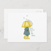 Carte Postale Raindrop dit (Devant / Derrière)