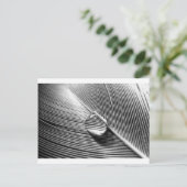 Carte Postale Raindrop sur la feuille (Debout devant)