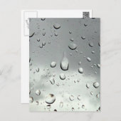 Carte Postale Raindrops Photography (Devant / Derrière)
